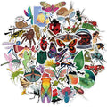 50Pcs Cute Insect Notebook Diary Washi Decor Sticker for Girl Srudent Diy Paper Decal Home Bottle Graffiti Stickers