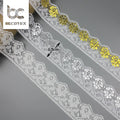 Factory Directly Lace Trim Non-Elastic Nylon Floral Lace Trims