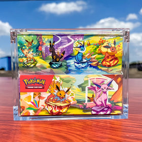 RAY YI Quality Clear Acrylic Pokemon Celebrations Mini Tin Box Display Case