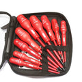 Electric Engineering Insulated 1000V Phillips Slot Screwdriver Set Ph0 Ph1 Ph2 SL3 SL4 SL5 SL6 with Electroprobe Tools Kit