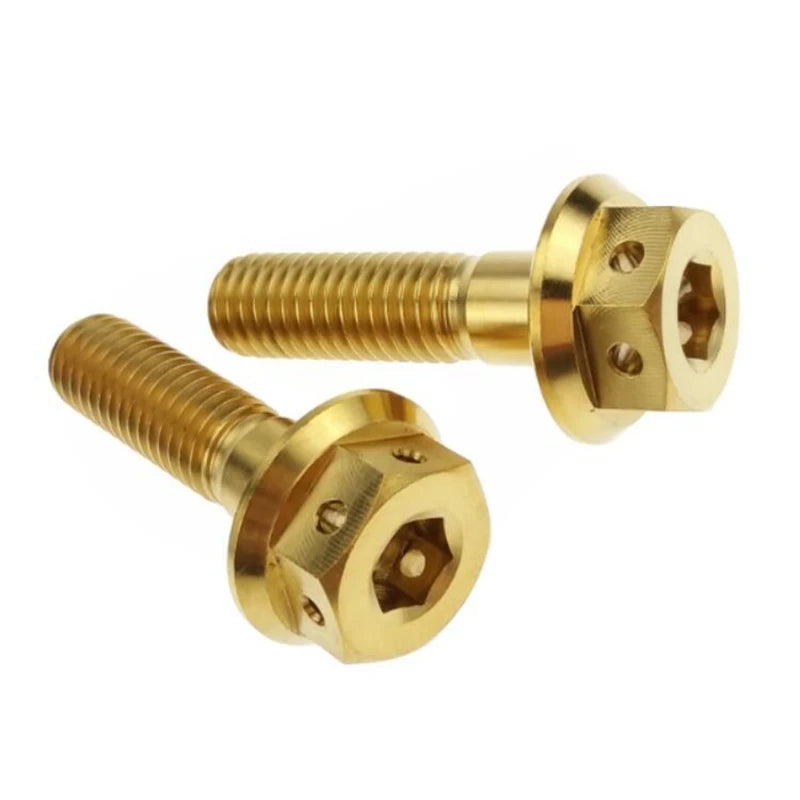 Win Warm Praise From Customers M8 m18 X 2.5 Heng Titanium Hex Flange Bolts for Motorcycle