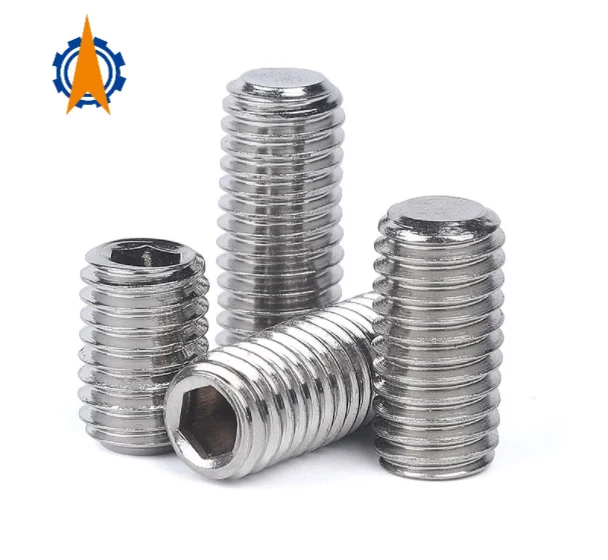Din913 Headless Screw Stop Screw 304 Stainless Steel Hex Socket Set Screws