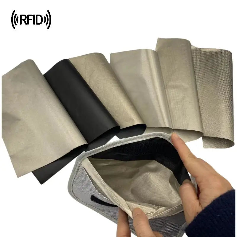 Multi Styles in Stock Waterproof Copper Nickel Net Fabric Samples for RFID Bags Faraday Bags Lining & Curtain Use