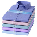 New Men's Cotton Long Sleeve Plus Size Thin Comfortable Business Casual Shirt Wear Ironing Men's Formal Long Sleeve Shirt