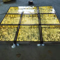Hot Sale Dancing LED 3D Mirror Dance Floor Stage Lights with Custom Logo Metal Construction for Church & Wedding Events