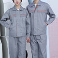 Spring and Autumn Auto Repair Shop Workshop Clothes with Reflective Strips Gas Station Labor Protection Clothing Uniforms Sets
