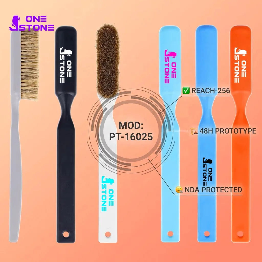 Rock Climbing Boar Hair Rock Climbing Brush with Ergonomic Handle Boulder Brush As Durable Cleaning Tool for Hangboard Climbing