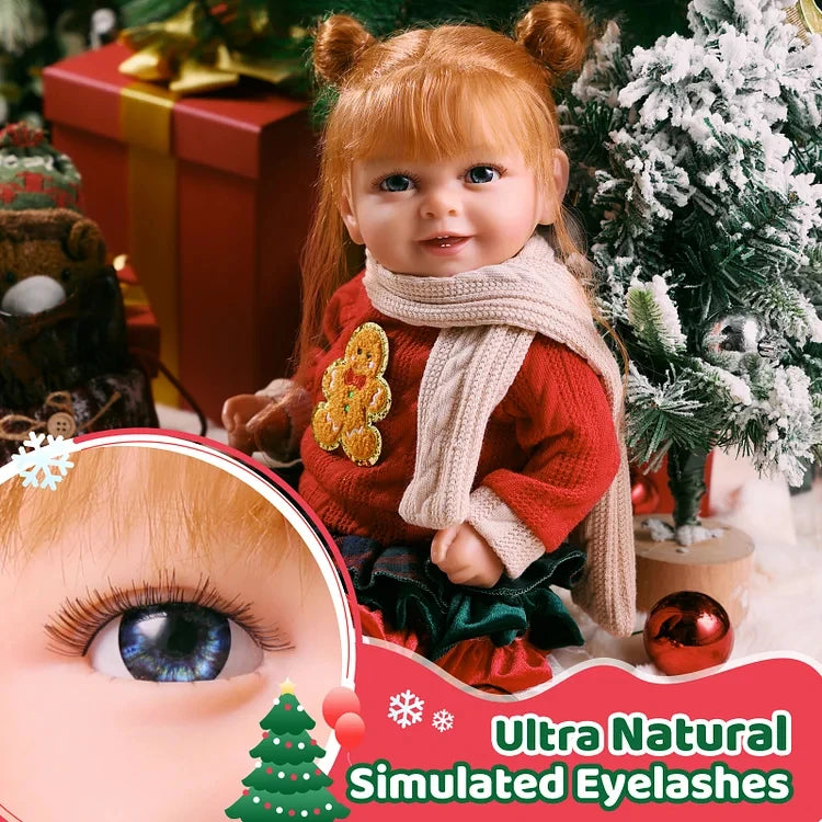 Babeside Bebe Wholesale Christmas 20" Inch Doreen Baby Lifelike Vinyl Cloth Body Reborn Doll Fashion Doll Model Toy DIY Toy
