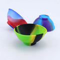 67mm Custom Logo Flexible Silica Measuring Bowl Non-stick Prep Serve Anti-drop Body Facial Mask Silicone Mixing Bowls