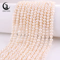 Wholesale 6-7mm Potato Shape Cultured Freshwater Pearls Loose Pearls Beads