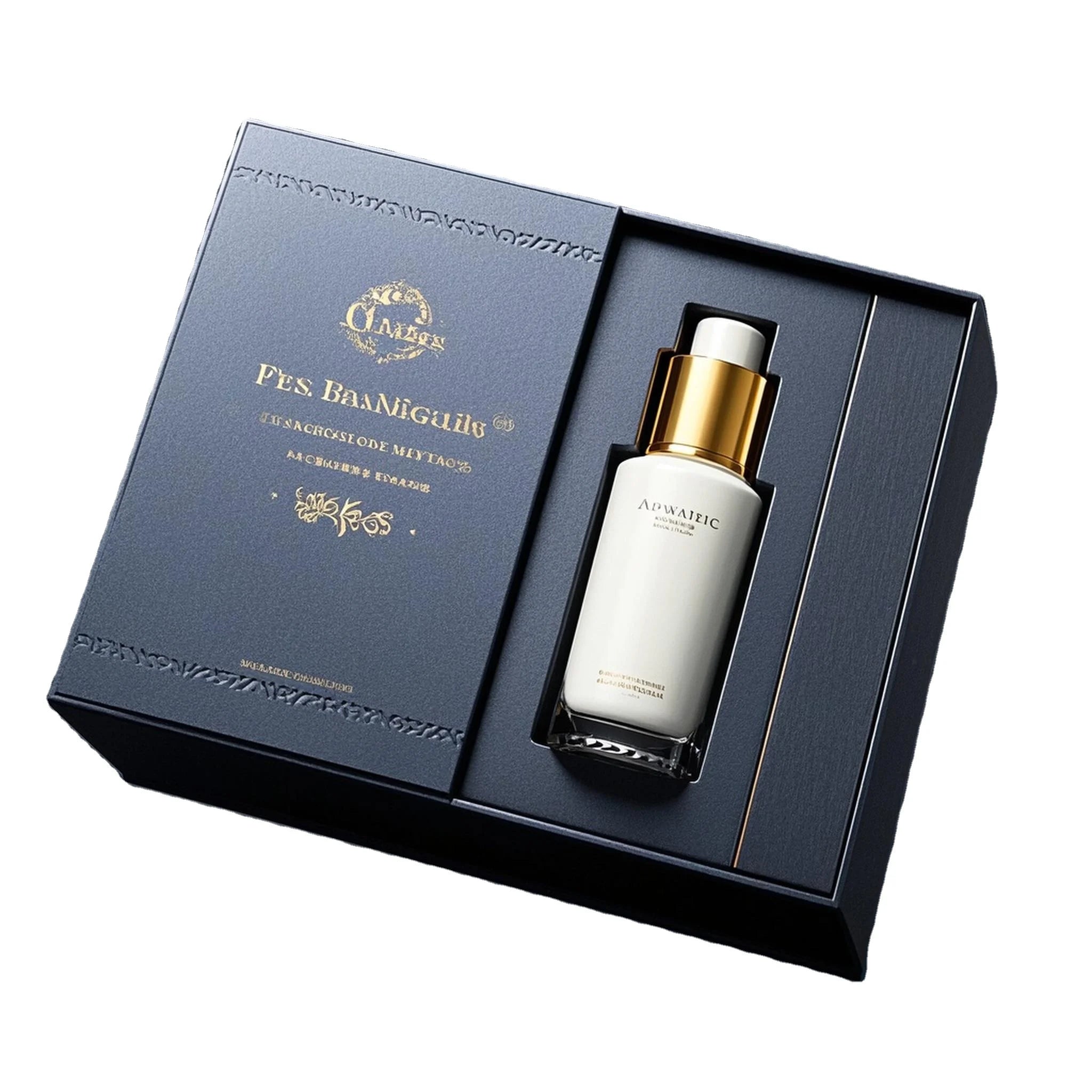 Custom Luxury Perfume Boxes 30ML 100ML Essential Oils Drawer for Cosmetics Embossing Matt Lamination UV Coating Box Packaging