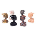 HZ Healing Crystal Stone Crafts Gemstone Animal Dolphin Carving For Home Decoration