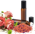 Glass Roller Bottle 24 Pack 10 ml Amber Essential Oil Roller Bottles with Stainless Steel Roller Balls