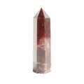 Tangerine Quartz Crystal Wand Natural Polished Pointed Faceted Prism Bar for Home Decoration Love Gift European Feng Shui