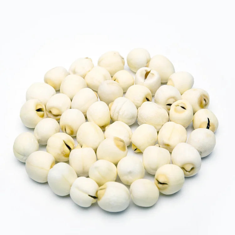 Huaran Source Medicinal Materials Wholesale Porridge Soup Materials Dried Red and White Whole Lotus Seeds for Eating