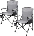 WOQI New Modern Design Folding Camping Chair with Cooler Bag for Outdoor Camping