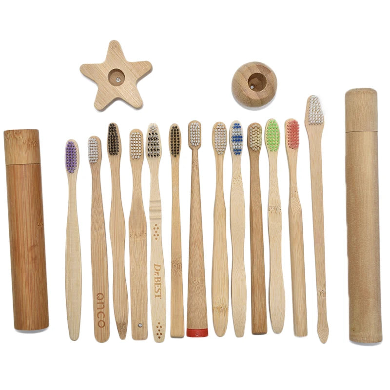 Hot Sale Premium Organic Biodegradable Soft Natural Eco-friendly Toothbrush for Hotel Travel with Toothpaste