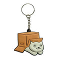 Eco-friendly Custom Soft PVC Keychain 2D 3D Rubber Logo Promotional Carabiners & Keyrings