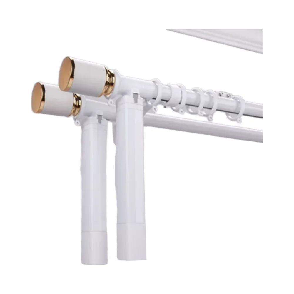 ZSTARR Alexa Smart Home Motorized Curtain Poles Battery Power Motorized Curtain Rods for House