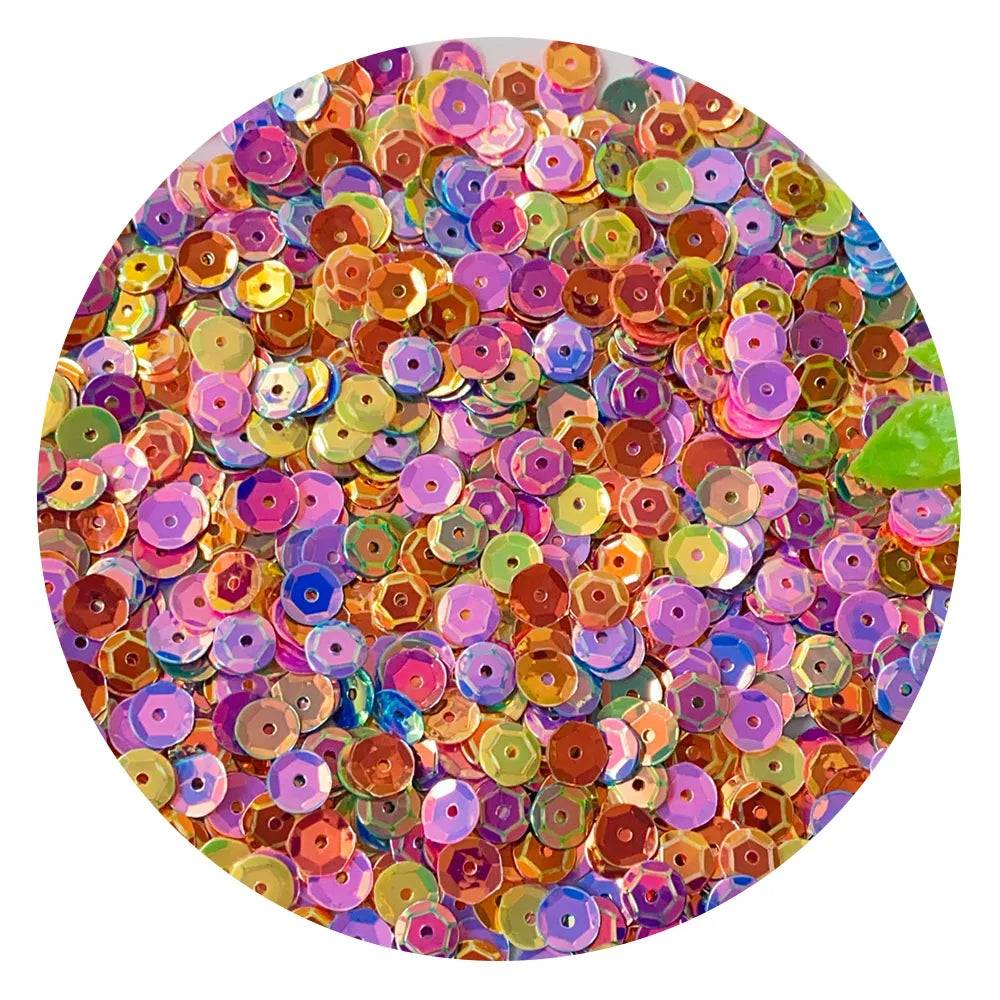 Fine Glitter for DIY Sewing Clothing Crafts Party Supplies Round Decorative Glitter Sequins Wholesale