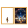 UV Sprayed Watercolor Paper Photo Frame with Lighting Effect Stylish Paintings Product