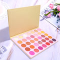 Wholesale Custom logo New 35 Color Best Glitter Multichrome Eyeshadow Pressed Pallette Vegan Private Label