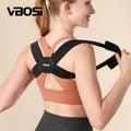 VBOSi 6302 Adjustable Lightweight Shoulder Straightener Work Sports Posture Corrector Armpit Pad Back Support Brace for Sports