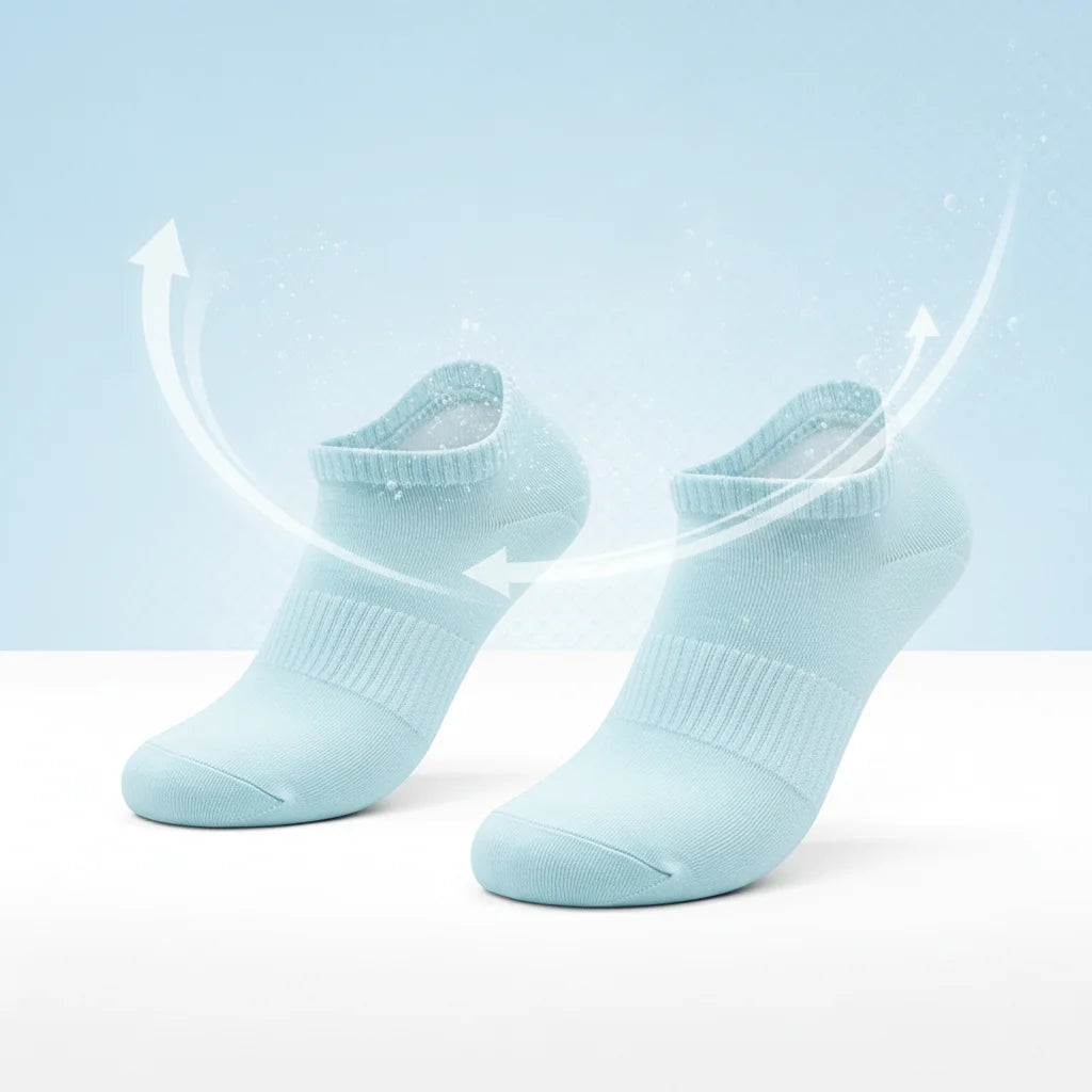 Women Custom Logo Sports Ankle Basketball Socks Anti-Slip Woven Design Jacquard Cuff Bottom Running Men Short Football Socks