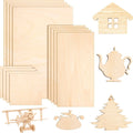 DIE 1.5--10MM Natural Wood Sheets Laser Cutting Commercial Basswood Plywood Basswood Sheets for Craft 3D Puzzle Toys
