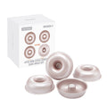 For Wk9909-4 4Pcs for Gold Non-Stick Carbon Steel Ring Doughnut Pan PFOA Free Eco-Friendly Donut Cake Molds
