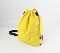 Lymech Luxury 300D PU Folding Backpack Small Nylon Drawstring Bag with Fashion Print Custom Wholesale Small Promotion Shopping
