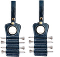 FAMA Factory Customizing Leather Golf Tee Holder With Hanger Golf Tee Bag With Belt Clip