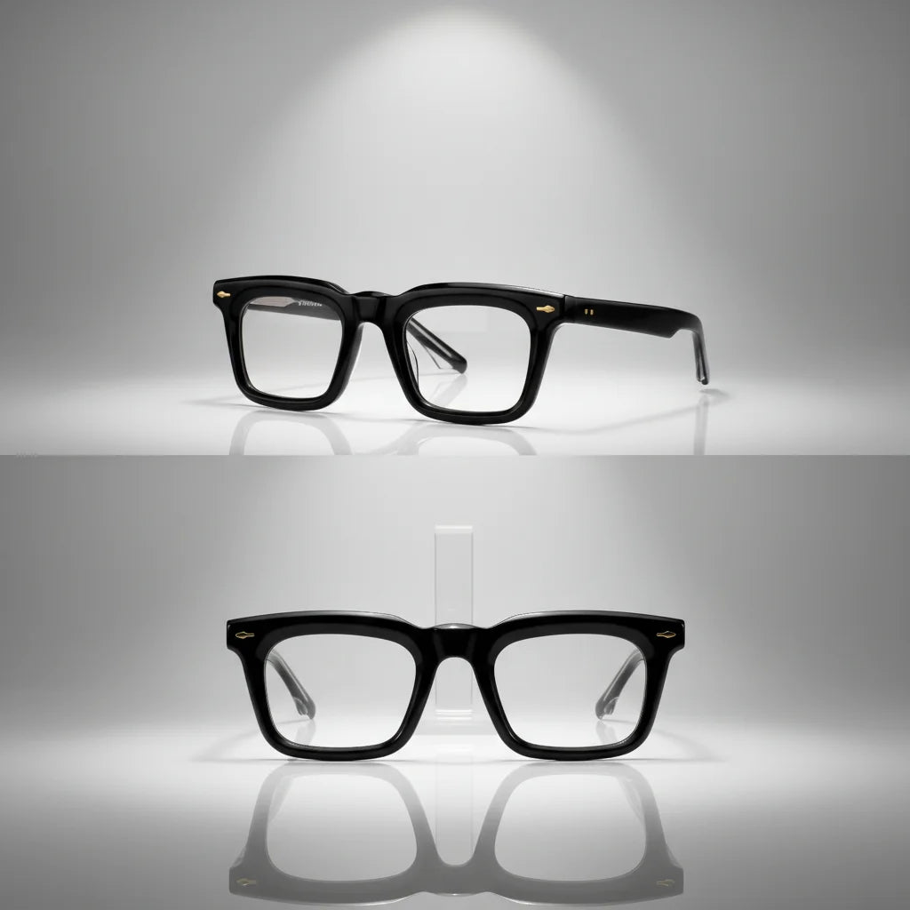 New Square Glasses Frame Anti Blue Light Computer Reading Glasses Custom OEM Eyeglasses Frames for Men Women