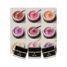 Hema Free Sequin Gel Builder Acrylgel Profesional Jelly Glitter pink Builder Extension Gel Beauty Products for Women