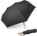 China Supplier Wholesale Automatic Uv Umbrella with Wooden Handle 3 Fold Umbrella Men Wooden Handle 8