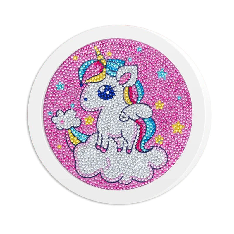 Custom Framed Handmade Crystal Diy Kids Cartoon Mermaid Cake Cute 5D Diamond Painting