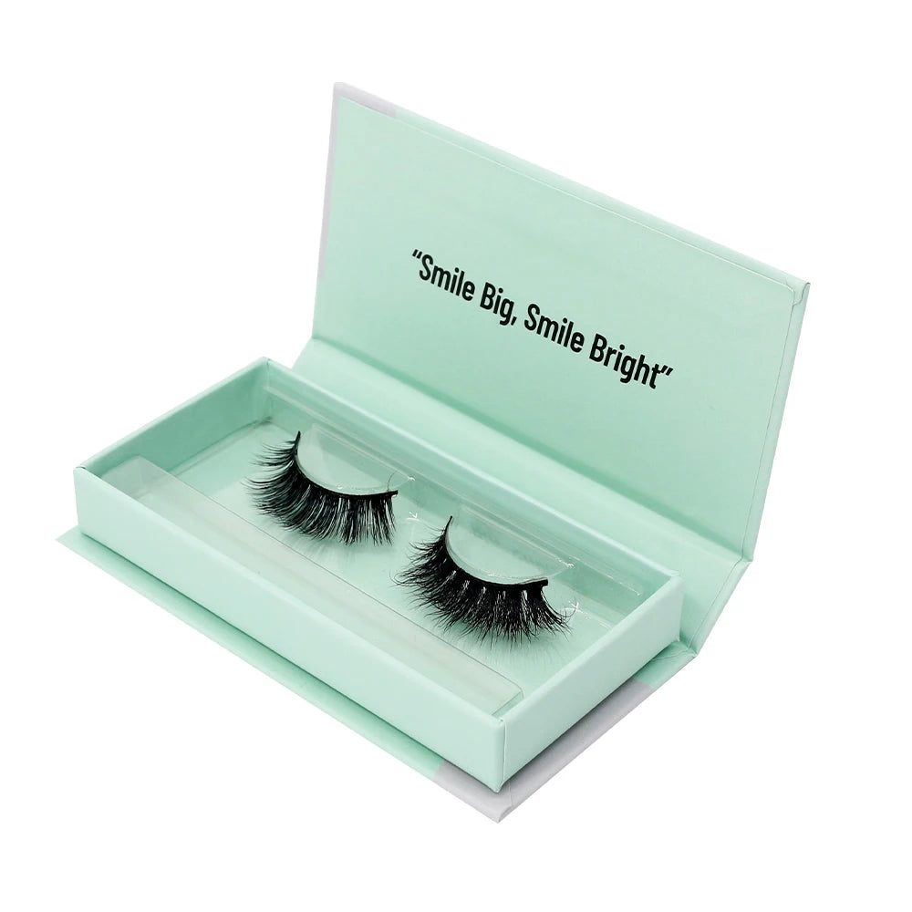 Custom Logo Luxury Magnetic Empty Flip Lash Unique Black Paper Eyelashes Packaging Box