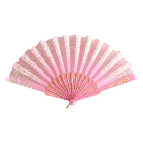 Custom Hand Fan Bamboo Hand Held Fans for Women Bamboo Plastic Folding Mini Portable Hand Fans Wholesale Wedding Favors