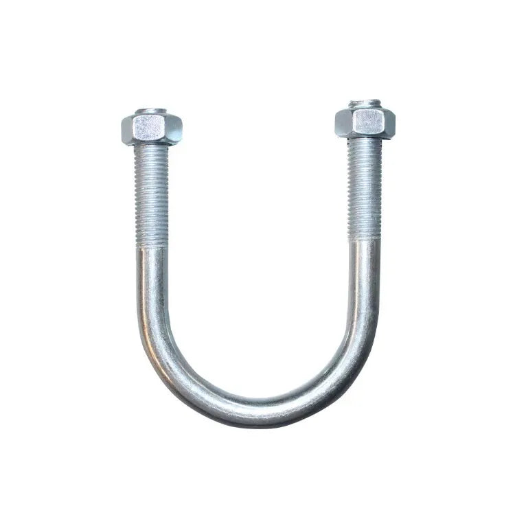 M10 M12 Carbon Steel Grade Class 4.8 8.8 10.9 12.9 Blue White Yellow Zinc Galvanized U Type Shape Bolt and Nut