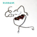 Subbank Wholesale Sublimation Zinc Alloy Designers Blank Charm Trendy Love Friendship Bracelets