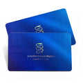 Custom CR80 Laser Foil Stamping Membership Gift Card Plastic PVC Premium Business Cards