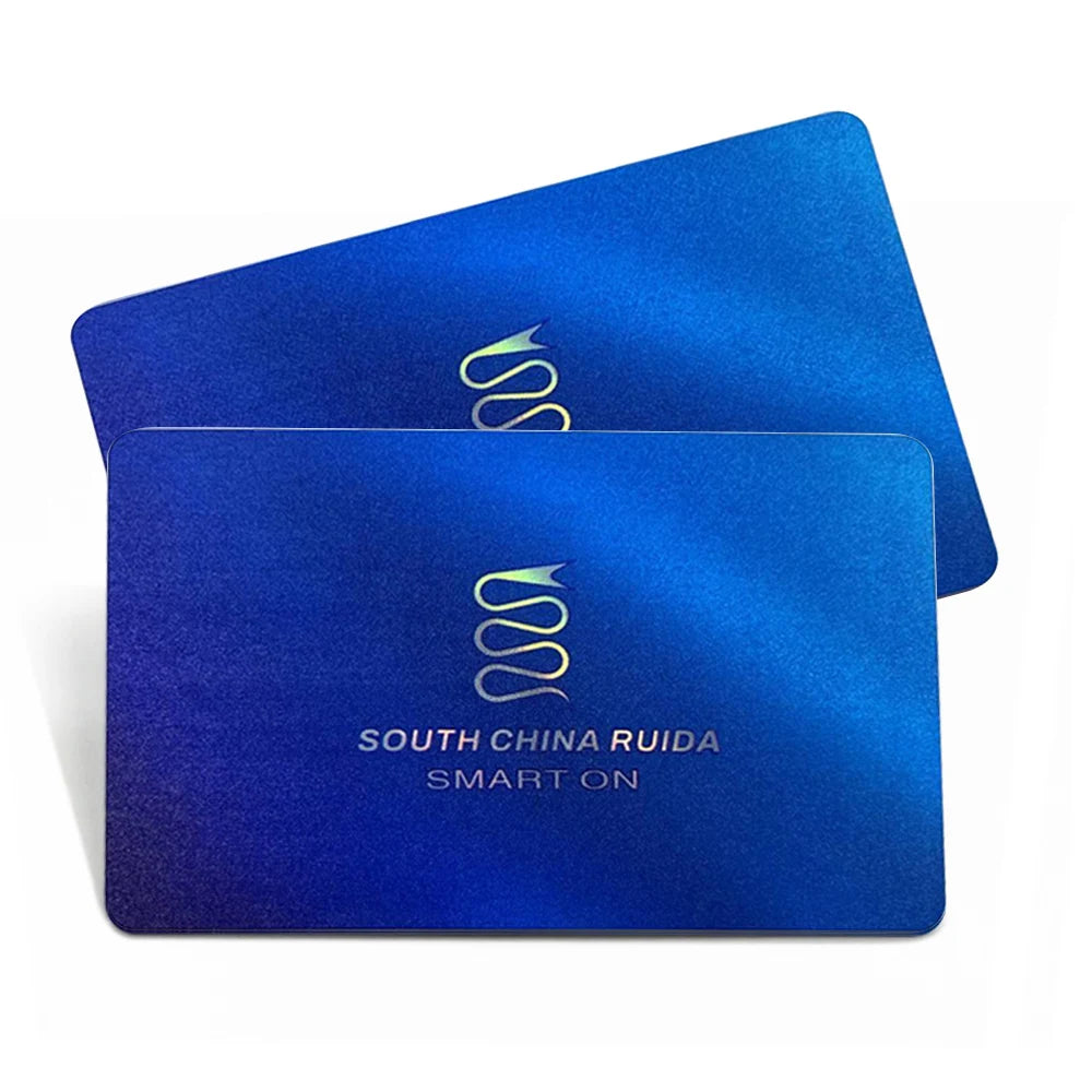 Custom CR80 Laser Foil Stamping Membership Gift Card Plastic PVC Premium Business Cards