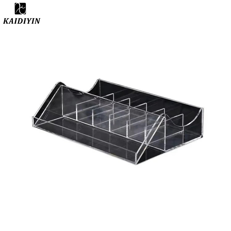 Wholesale Eco-Friendly Transparent Acrylic Customizable Belt Storage Display Stand with Modern Design for Showroom Use