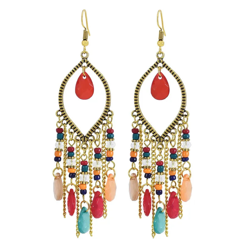 Bohemian Earrings for Women Dangling Boho Jewelry Boho Earring Set Summer Beach Earrings