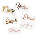 KYW Custom Printing Waterproof UV Transfer 3D Logo Metallic Stickers Pvc logo Transfer Sticker