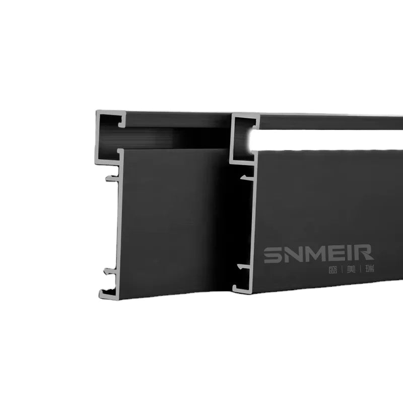 Modern Design LED Floor Lights Easy Installation Stainless Steel Aluminium Floor Skirting with LED Profile