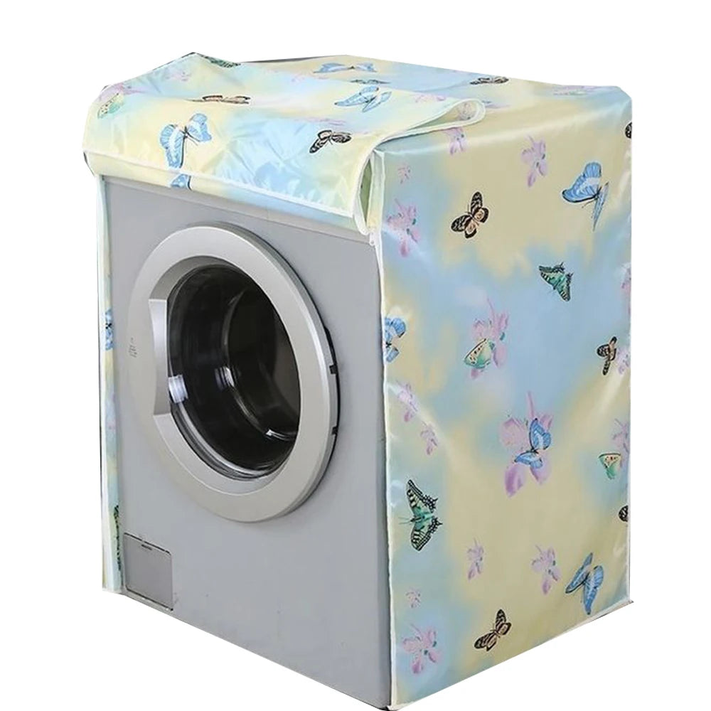Waterproof Dustproof PVC Square Kitchen Set Washing Machine Cover Eco-Friendly Multifunction Folding Design Minimalist Style