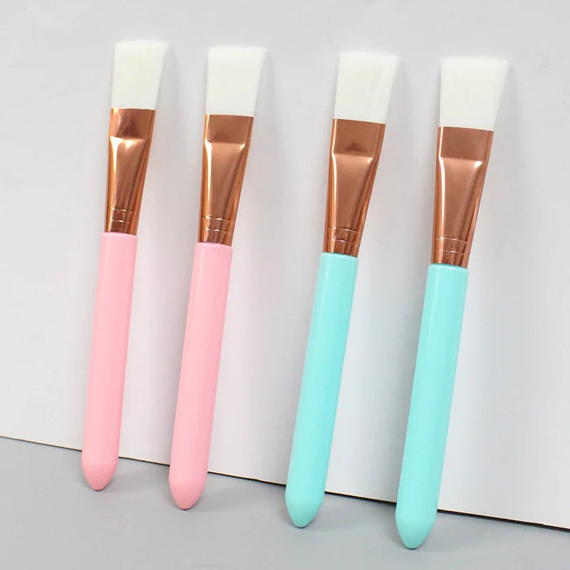 Portable Soft-haired Two-color Facial Mask Makeup Brush Beauty Tool DIY Homemade Facial Mask Brush