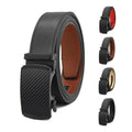 LQbelt Genuine Leather Cowhide Ratchet Belt for Mens Belt Leather for Casual Jeans Micro Adjustable Belt Wholesale Factory