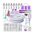Hot Sale 137 PCS Russian Stainless Steel Baking Pastry Tools Accessories Cake Decorating Supplies Kit Resin Silicone Bar Mold